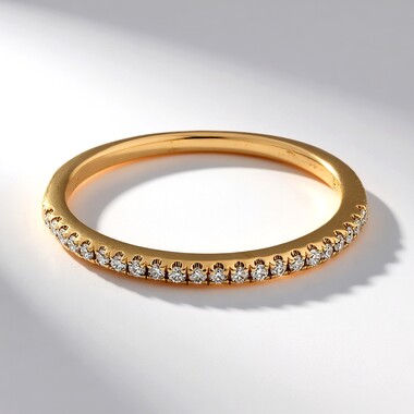 Anello in oro con Diamante SI1 (H) (CIRARI)