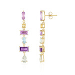 Amethyst Silver Earrings