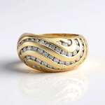 Anello in oro con Diamante I2 (H) (de Melo Gold)