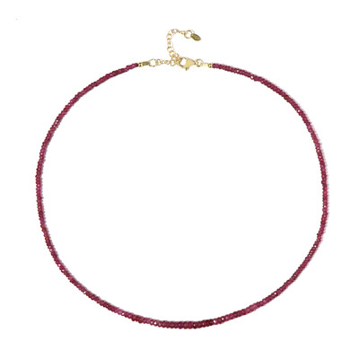 Collana in argento con Rubino del Madagascar