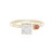Zirkon-Goldring (Adela Gold)