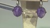 Pendientes en plata con Charoita