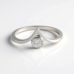 Anello in argento con Zircone