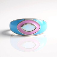 Bague en argent et Opale Welo