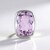 Ciondolo in argento con Ametista Rose de France (MONOSONO COLLECTION)