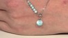 Collier en argent et Larimar