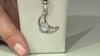 Colgante en plata con Piedra de luna arco iris de Bihar