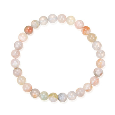 Bracciale con Agata Fiori di Ciliegio