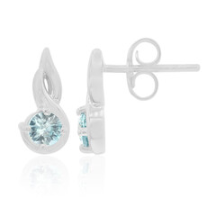 Ratanakiri-Zirkon-Silberohrringe