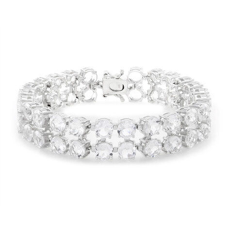 Himalaya-Beryll-Silberarmband