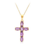 Collar en plata con Amatista