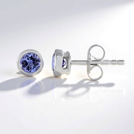 Orecchini in argento con Tanzanite