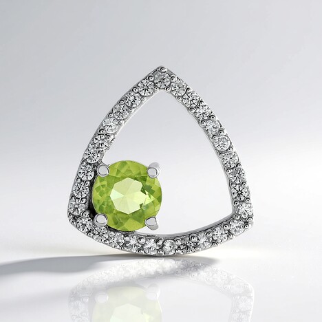Ciondolo in argento con Peridoto