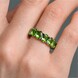 Peridot-Silberring