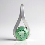 Ciondolo in argento con Fluorite Braldu (Pallanova)