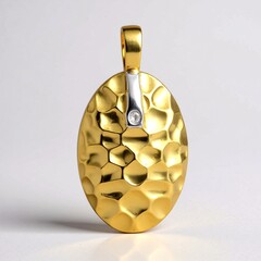 Ciondolo placcato in oro con Zircone (MONOSONO COLLECTION)