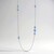 Collana in argento con Calcedonio Blu
