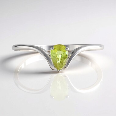 Anello in argento con Sfene