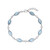Zilveren armband met larimaren