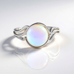 Welo-Opal-Silberring (de Melo)