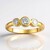 Anello in oro con Diamante SI1 (G) (Annette)