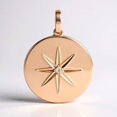Ciondolo in argento con Diamante Argyle Rose de France I1