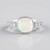 Anello in argento con Opale di Welo