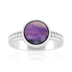 Zilveren ring met een Charoite