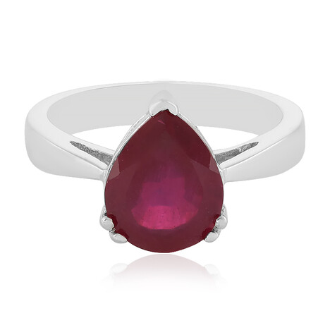 Madagaskar-Rubin-Silberring