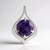 Ciondolo in argento con Charoite (de Melo)