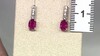 Pendientes en plata con Rubí de Madagascar