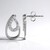 Orecchini in argento con Zircone