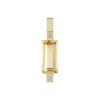Citrine Silver Pendant