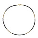 Collier en argent et Spinelle noir