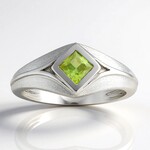 Anello in argento con Sfene