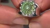 Anillo en plata con Tsavorita de Tanzania (de Melo Essence)