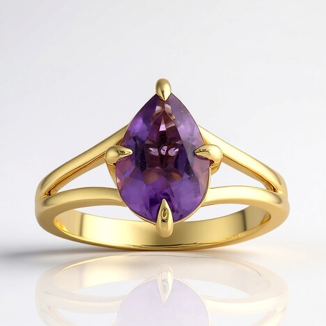 Anello in argento con Ametista (Remy Rotenier)
