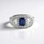 Anello in argento con Cianite del Nepal (Dallas Prince Designs)