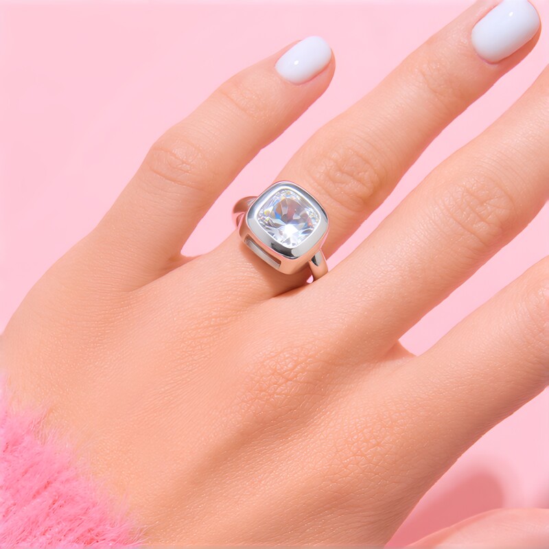 Moonlight Quartz Silver Ring