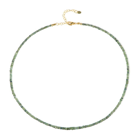 Collar en plata con Zafiro verde