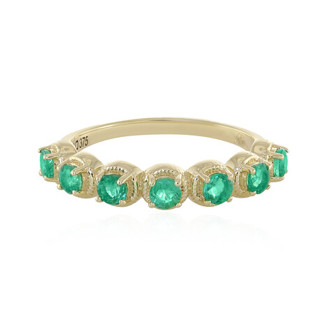 Sambia-Smaragd-Goldring (Adela Gold)