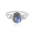 Anello in argento con Labradorite