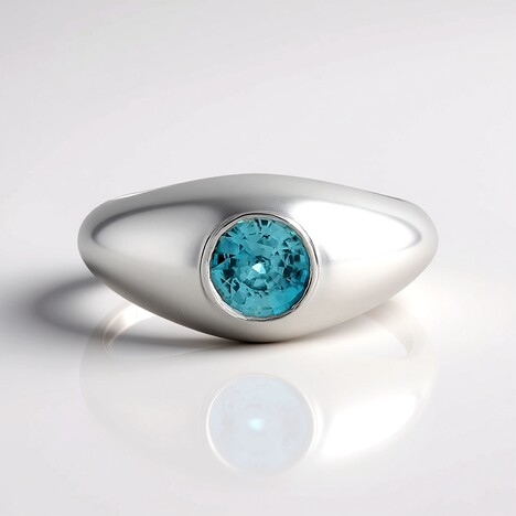Anello in argento con Zircone Ratanakiri