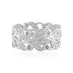 Tansania-Tsavorit-Silberring (de Melo Essence)