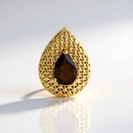 Ciondolo in argento con Quarzo Fumè (MONOSONO COLLECTION)