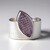 Anello in argento con Ametista Rose de France (MONOSONO COLLECTION)