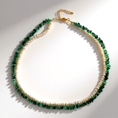 Collana in argento con Smeraldo Zambia