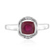 Bemainty Ruby Silver Ring