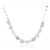 Collar en plata con Topacio azul cielo