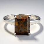 Anello in argento con Quarzo Dinosauro